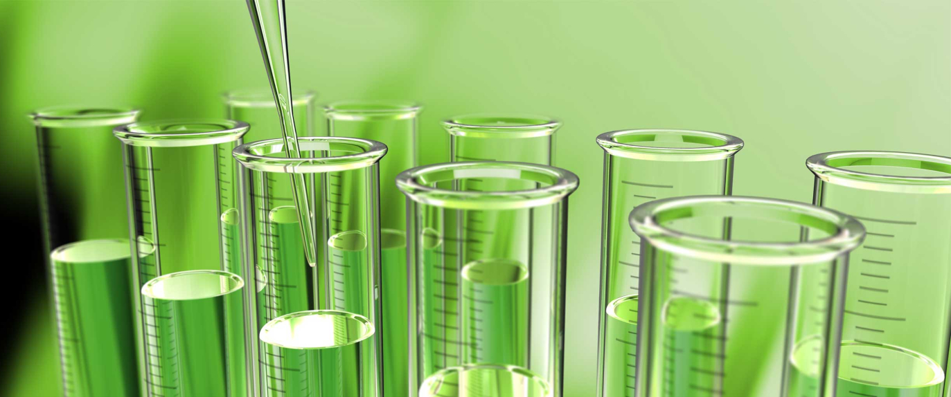 chemistry background green